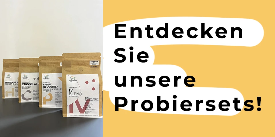 Probierset Filterkaffee und Probierset Espresso